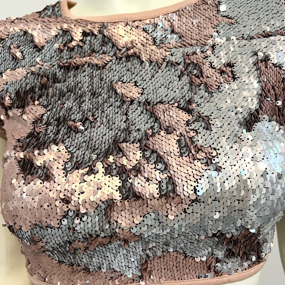 sequin set rose gold and silver size S - Picture 2 of 4